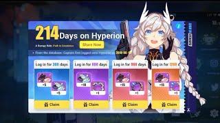 214 days being a captain | honkai impact 3 account showcase