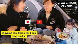 Cuối tuần đi Camping cùng gia đình Việt Nhật | Vợ Nhật đảm đang nấu cơm cà ri ngon ai cũng mê..