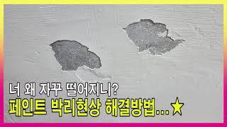 페인트 박리현상 해결방법ㅣ베란다 페인트 보수ㅣ페인트 갈라짐 떨어짐ㅣ바인더(프라이머) 작업ㅣ베란다 페인트 밑작업