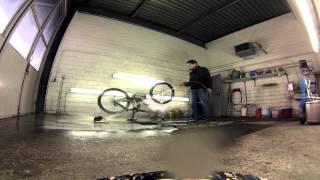 Bike wash in 10 sec. Timelapse