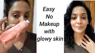 Everyday no makeup with glowy skin #minimummakeuplook #begginersmakeup #easyselfmakeup #makeup