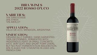 WINECULT Bottle Breakdown - Bira Wines 2022 Rosso D'Uco