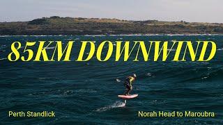 Perth Standlick 85KM SUP Foil Downwind