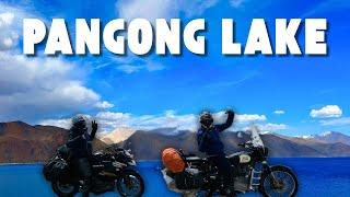 Leh To Pangong Lake || Ladakh Bike Trip Ep - 5 || Ladakh Travel 2024 || Pangong Lake