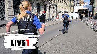 Bern: Polizei verfolgt Corona-Demonstrant