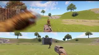 RUST - split screen pvp 1v1