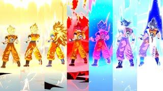 Goku All Transformations - Dragon Ball: Sparking! Zero