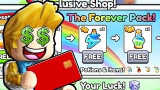 SPENDING $999,999 ON FOREVER PACK IN ROBLOX PETS GO