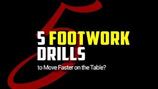 5 Table Tennis Footwork Drills for Faster Reflexes to move on the table  | Table Tennis Zone