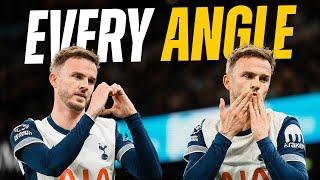 Every angle of Maddison's volley | Incredible Kulusevski assist | Man City 0-4 Tottenham Hotspur