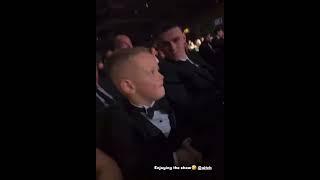 Phil fodens Son enjoying the PFA Awards