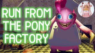 RUN FROM THE PONY FACTORY (OBBY!) | Roblox Obby Gameplay Walkthrough No Death [4K]