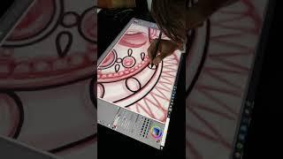 Time lapse tattoo flash neotraditional lady face