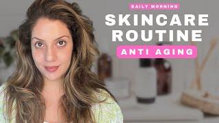 Anti aging morning skincare routine | how to layer copper peptide | Cosrx peptide booster review