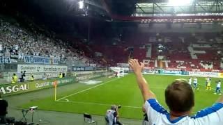 1.FC Kaiserslautern - SV Darmstadt 98 Lilien feiern ihr Team nach Spielende 04.08.2017