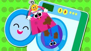 Laundry Song | We are happy laundry friends! | Good Habit Song TidiKids