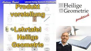 Lerntafel Heilige Geometrie praktisch Produktvorstellung - Andreas Beutel