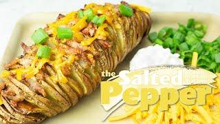 Air Fryer Hasselback Potatoes