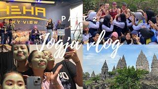 study tour vlog || goes to yogyakarta part 2 , ngagetin kamar sebelah‍️