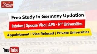 Free Study in Germany: APS Time, Visa Appointments & Embassy Updates |Bachelors, Masters For Indians