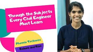 Subjects, A Civil Engineer Must Learn