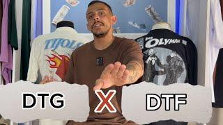 Estampas de DTG vs. DTF: Qual é a Melhor Escolha?