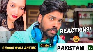 Chaddi Wali Auntie/Pakistani YouTuber Reaction Video/ #youtuber #chaddi_comedy #pakistaniyoutuber