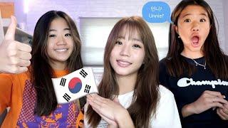 SPEAKING ONLY KOREAN TO EACH OTHER FOR 24 HOURS!! (we sound dumb...)