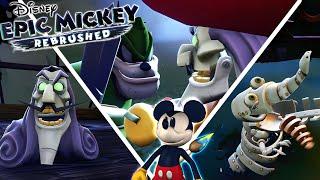 Epic Mickey All Ways to Defeat Hook Boss / Captain Hook All Deaths