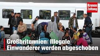 Großbritannien verschärft Asylrecht - Illegale Einwanderer werden abgeschoben | krone.tv NEWS