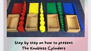 Montessori - The Knobless Cylinders