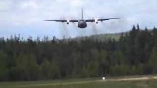 C-130 Hercules flying low!