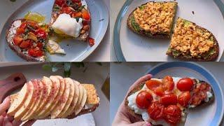 5 healthy sandwich/toast idea | 건강하고 맛있는 토스트 레시피