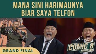 Part 4 | Mana Sini Harimaunya Biar Saya Telfon | Live Grand Final #comic8revolution