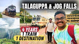 Talguppa & Jog Falls Vlog  | 4 Years of Travel Love | Ernakulam to Karnataka by Train