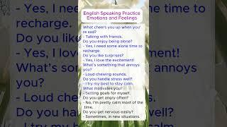 English speaking practice, Emotion and Feeling | practice English fluency #englishspeakingpractice