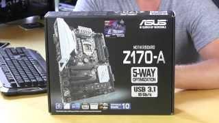 ASUS Z170-A Motherboard Unboxing & Overview