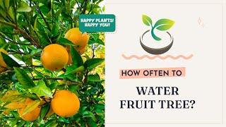 How Often to Water Fruit Trees: Ultimate Gardener's Guide!