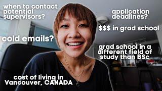 GRAD SCHOOL APPLICATIONS: things to think about when planning | UBC graduate studies