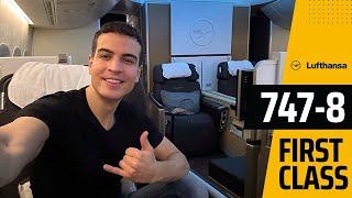 Lufthansa FIRST Class in 2023  747-8 Frankfurt to Buenos Aires  LH510