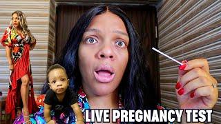 SURPRISE LIVE PREGNANCY TEST 6 MONTHS AFTER HAVING A BABY AND....LIFE LATELY AS A MOM | VLOG