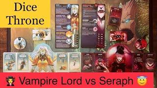 New Dice Throne News and Halloween Battle - Vampire Lord vs Sereph