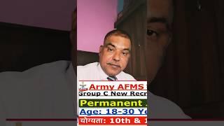 DG AFMS recruitment 113 vacancy all india recruitment #reel #foujimotivational #army