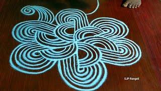 Aavani madham Rangoli /simple design kolam /