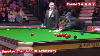 Snooker Champion Of Champions Ronnie O’Sullivan VS Joe Perry ( Frame 1 & 2 & 3 & )