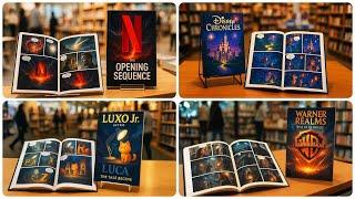 Movie Studio Logos as Comic Book Stories | by AI