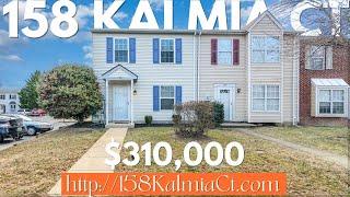 Townhouse FOR SALE in La Plata, MD | No HOA | Virtual Tour of 158 Kalmia Ct, La Plata MD 20646