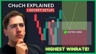 How to identify a CHoCH easily + Secret Strategy to trade a CHoCH!