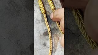 Necklace chain making #jewelry #gold