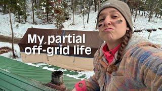 A day in my partial off-grid life: daily chores and simple living